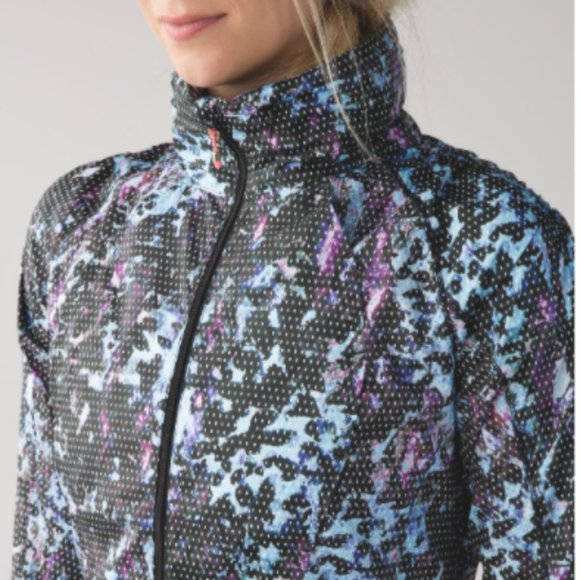 🦄RARE Lululemon Back Pack It Jacket -Floral Sport - Picture 6 of 16